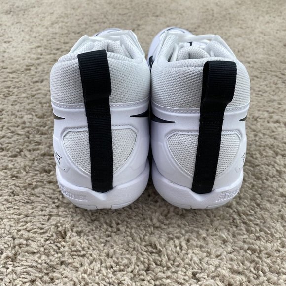 Nike Alpha Menace 3 Shark Mid Football Cleats Men's 12 White CV0582-100 - New - Picture 7 of 11